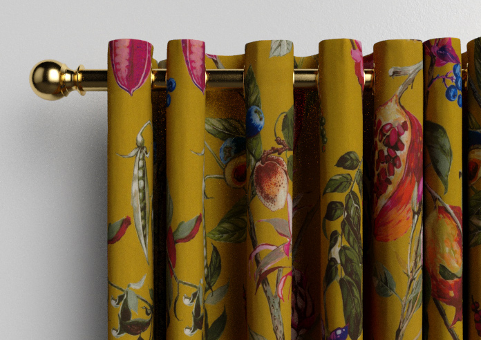 Kensington, Mustard - Made to Measure Curtains - Image 12